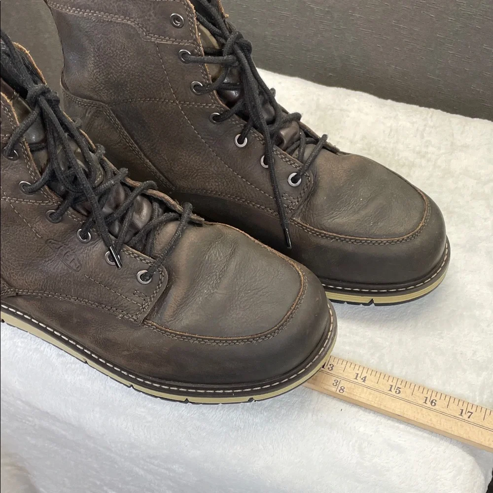 Keen Men's Brown Leather Lace-Up‎ Boots